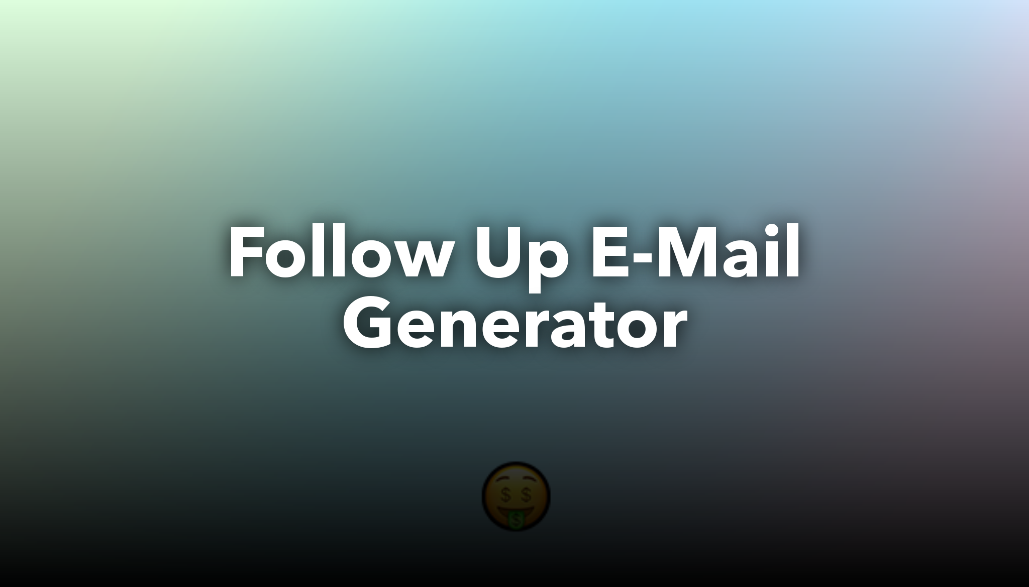 Follow Up EMail Generator nichesss